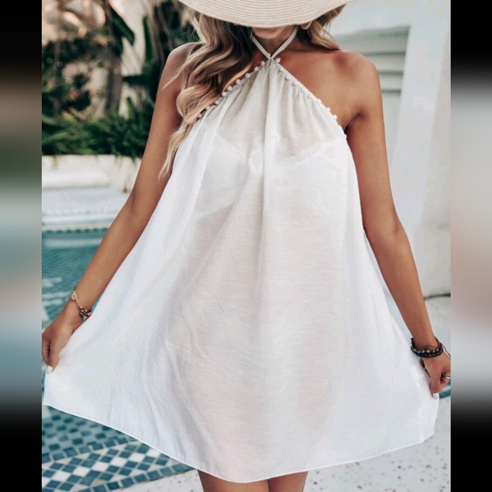 Detail beach lightweight coverup♥️